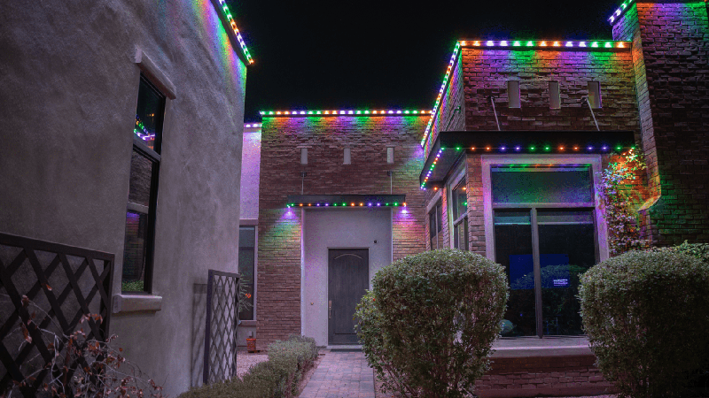 Permanent Holiday lights display